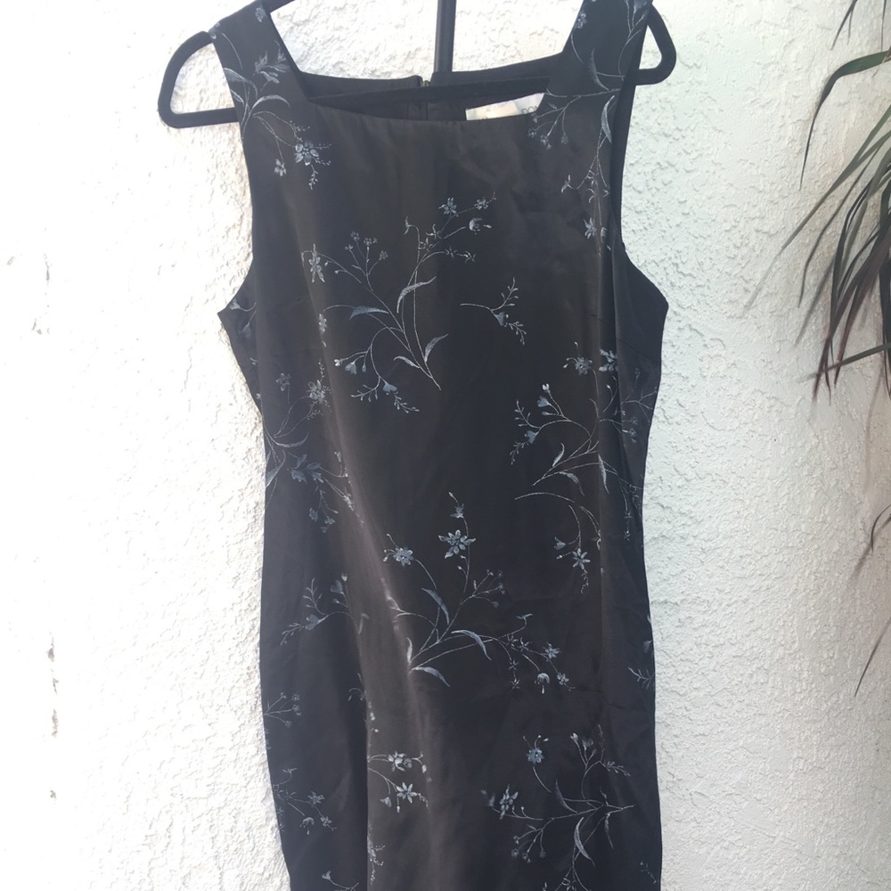 Vintage Maggie London sheath dress sz 12 black